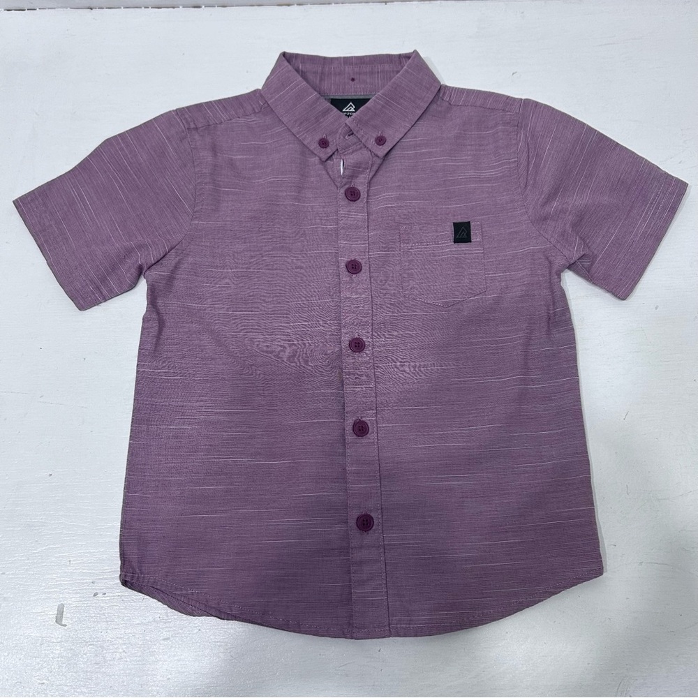 Ripzone Boys Button Down Short Sleeve‎ Shirt XS/TP